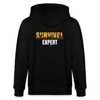 Expert en survie - Veste à capuche bio CULTIVATOR Stanley/Stella Unisexe - noir - Dos - Anna (173cm)