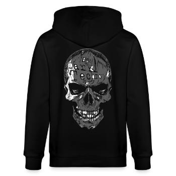 Dark Techno : le battement de l’abîme - Veste à capuche bio CULTIVATOR Stanley/Stella Unisexe - noir - Dos - Anna (173cm)