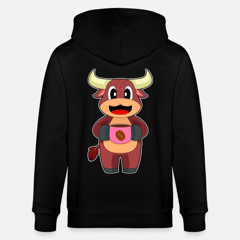 Taurus Coffee Mug - Stanley/Stella CULTIVATOR  Unisex Organic Hooded Jacket - black