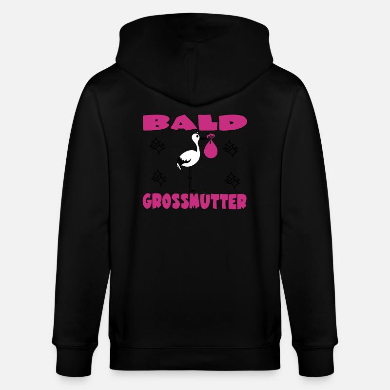 KAHLE GROSSMUTTER - Stanley/Stella Unisex Bio-Kapuzenjacke CULTIVATOR  - Schwarz