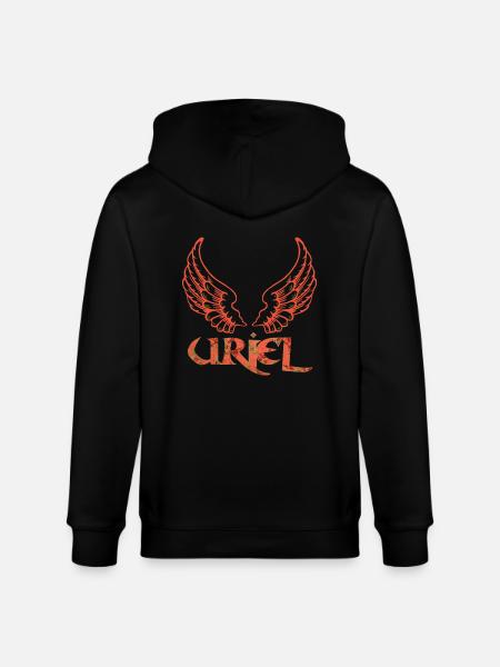 ærkeengel uriel e 213 - Stanley/Stella økologisk unisex-hættejakke CULTIVATOR  - sort