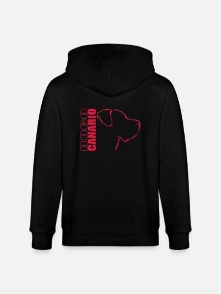 DOGO CANARIO PROFILE - Stanley/Stella CULTIVATOR Unisex Organic Hooded Jacket - black