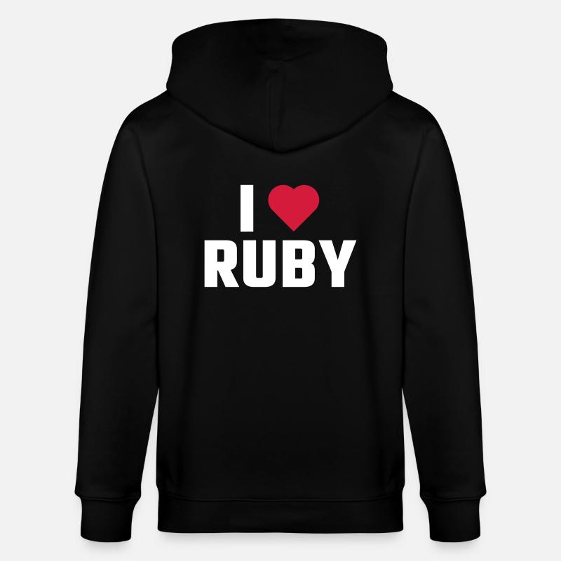 J'adore RUBY - Veste à capuche bio CULTIVATOR Stanley/Stella Unisexe - noir