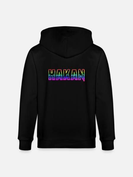 hakan rs rainbow - Stanley/Stella CULTIVATOR Unisex Organic Hooded Jacket - black