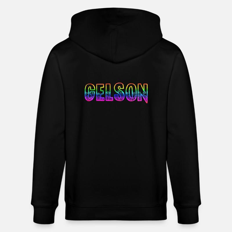 gelson rs regenbogen - Stanley/Stella Unisex Bio-Kapuzenjacke CULTIVATOR  - Schwarz