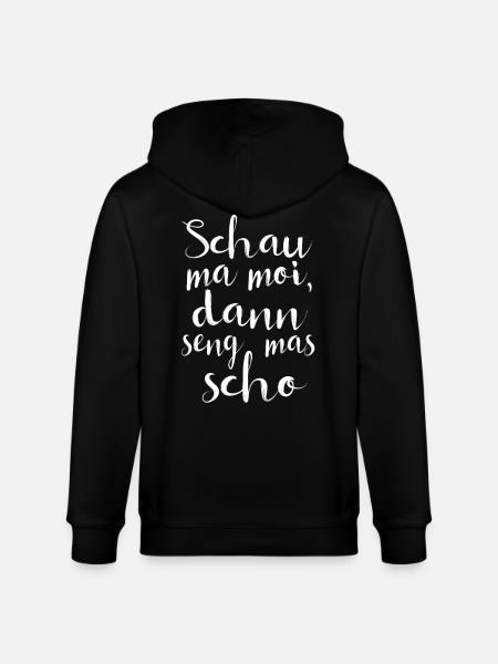 Schau ma moi... - Stanley/Stella Unisex Bio-Kapuzenjacke CULTIVATOR  - Schwarz