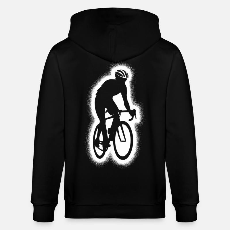 Vélo de route Vélo de route - Veste à capuche bio CULTIVATOR Stanley/Stella Unisexe - noir