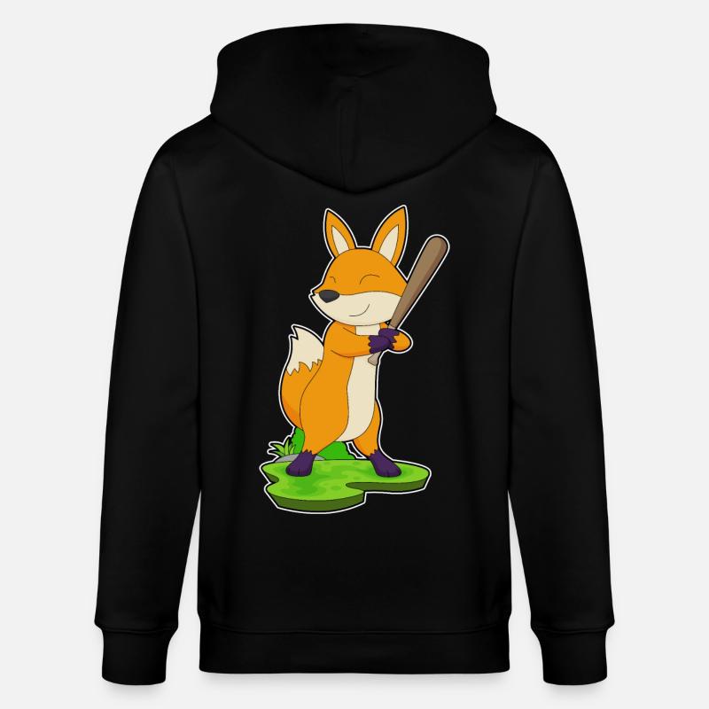 Batte de baseball Fox - Veste à capuche bio CULTIVATOR Stanley/Stella Unisexe - noir