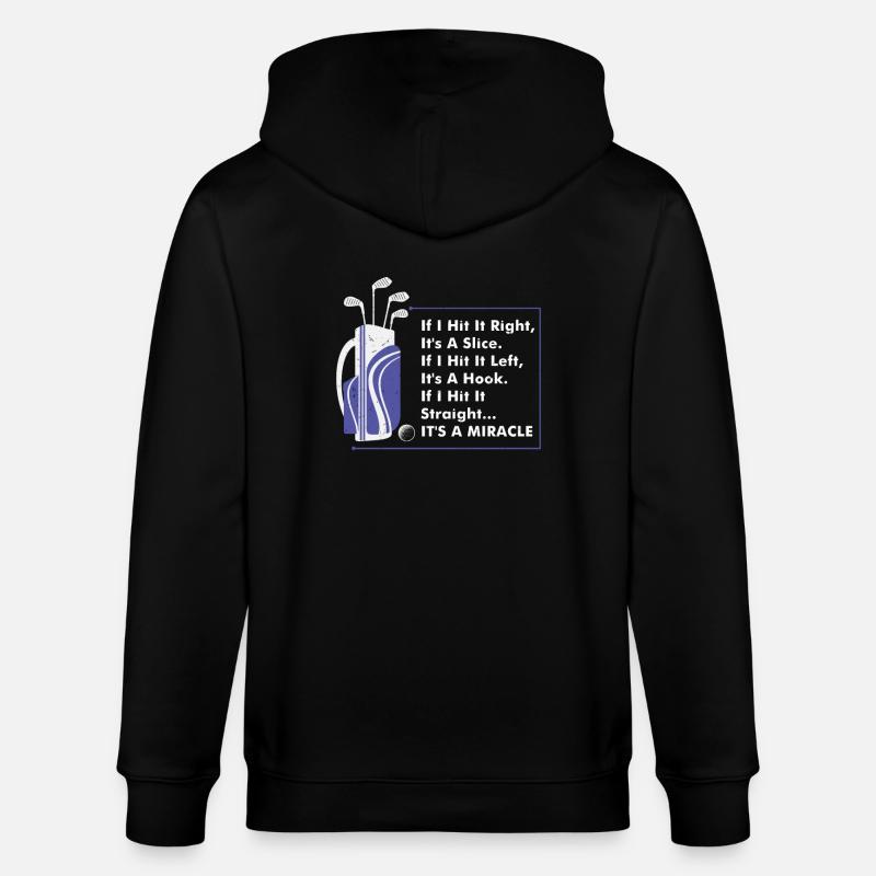 Golfeurs - Veste à capuche bio CULTIVATOR Stanley/Stella Unisexe - noir