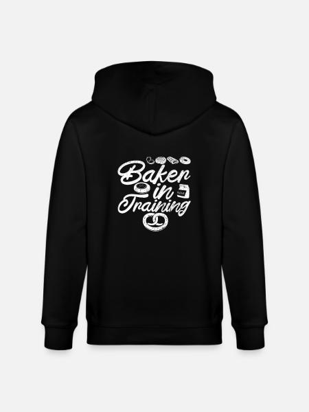 Baker apprentice - Stanley/Stella CULTIVATOR  Unisex Organic Hooded Jacket - black