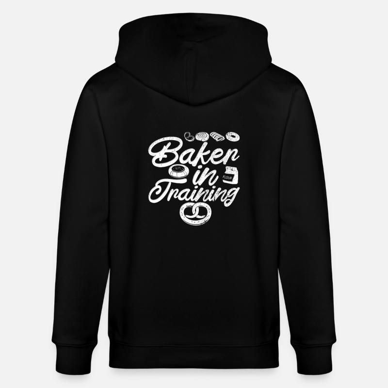 Baker apprentice - Stanley/Stella CULTIVATOR  Unisex Organic Hooded Jacket - black