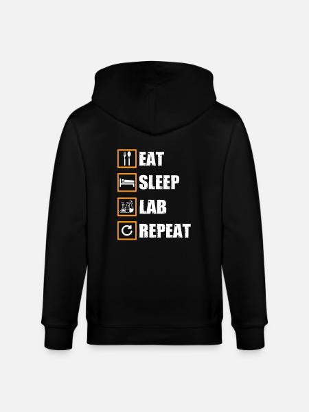 Laboratory gift - Stanley/Stella CULTIVATOR  Unisex Organic Hooded Jacket - black