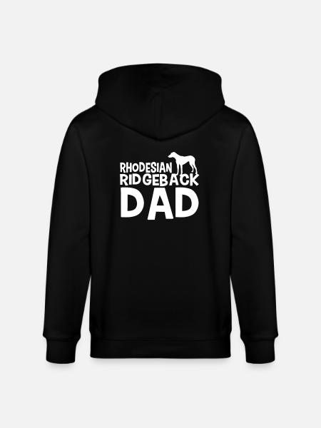 Rhodesian Ridgeback papa chien - Veste à capuche bio CULTIVATOR Stanley/Stella Unisexe - noir