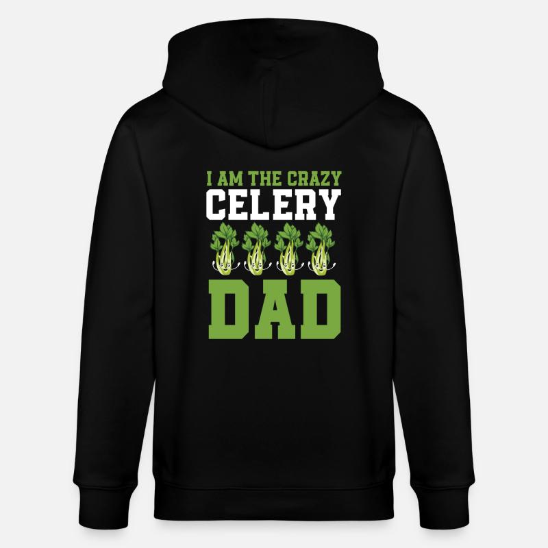 Papa céleri - Veste à capuche bio CULTIVATOR Stanley/Stella Unisexe - noir