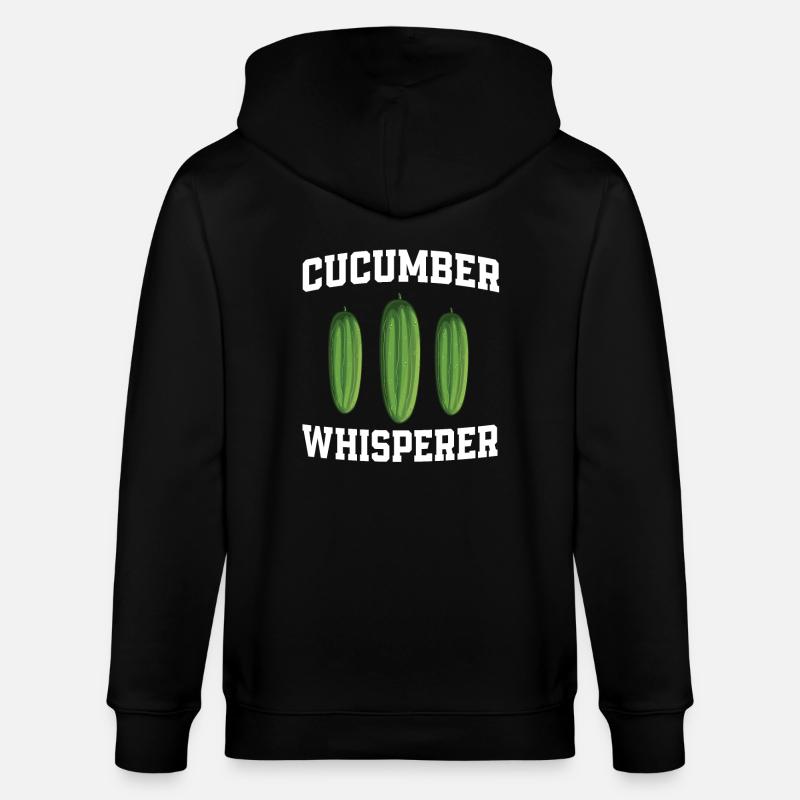 Chuchoteur de concombre - Veste à capuche bio CULTIVATOR Stanley/Stella Unisexe - noir