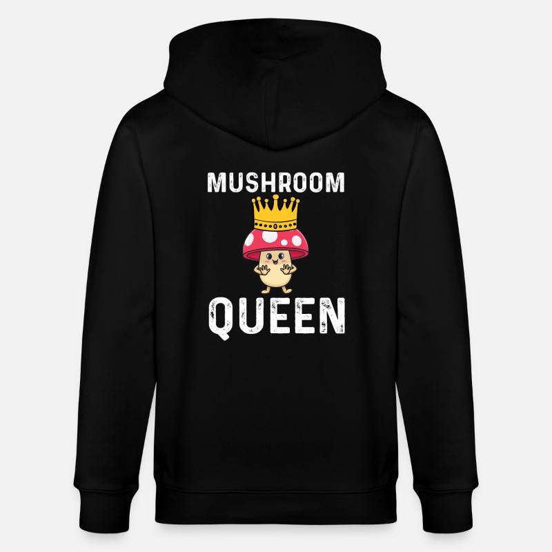 Reine des champignons - Veste à capuche bio CULTIVATOR Stanley/Stella Unisexe - noir