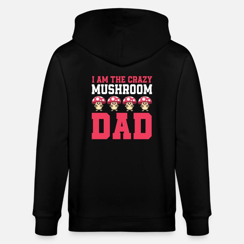 Papa champignon - Veste à capuche bio CULTIVATOR Stanley/Stella Unisexe - noir