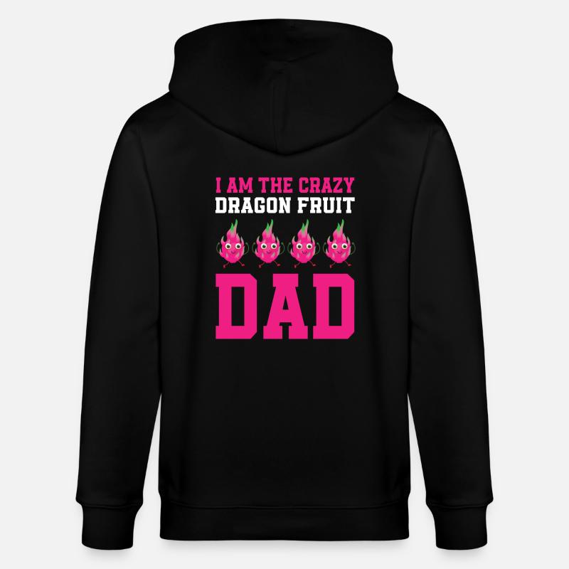 Dragon Fruit Papa - Veste à capuche bio CULTIVATOR Stanley/Stella Unisexe - noir