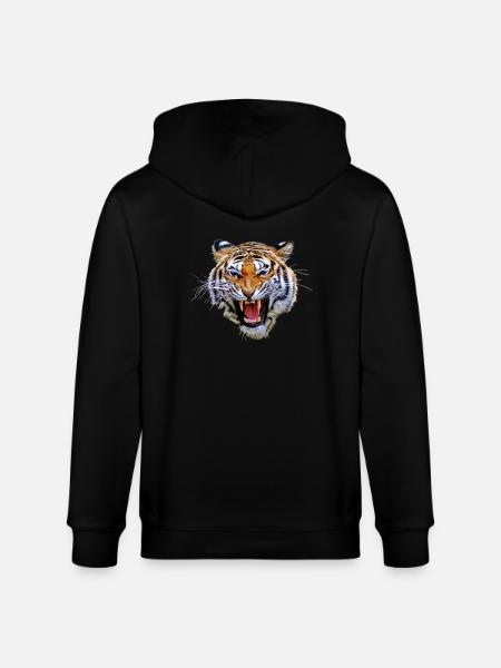 Tiger tg835 - Stanley/Stella Unisex Bio-Kapuzenjacke CULTIVATOR  - Schwarz