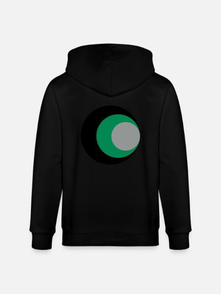 Cercles - Veste à capuche bio CULTIVATOR Stanley/Stella Unisexe - noir