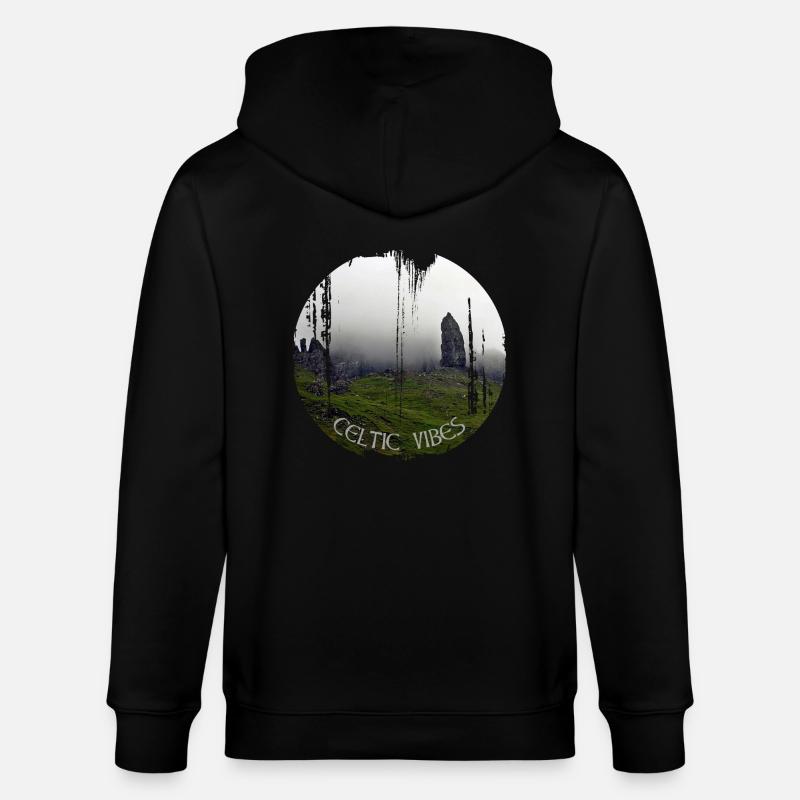 celtes 2 - Veste à capuche bio CULTIVATOR Stanley/Stella Unisexe - noir