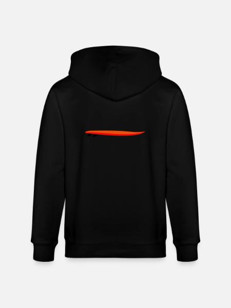 SURFING - Stanley/Stella Unisex Bio-Kapuzenjacke CULTIVATOR  - Schwarz