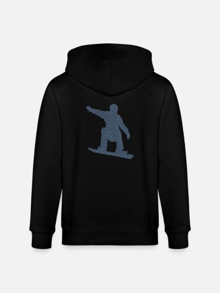 Snowboarder Geschenkideen Snowboard - Stanley/Stella Unisex Bio-Kapuzenjacke CULTIVATOR  - Schwarz