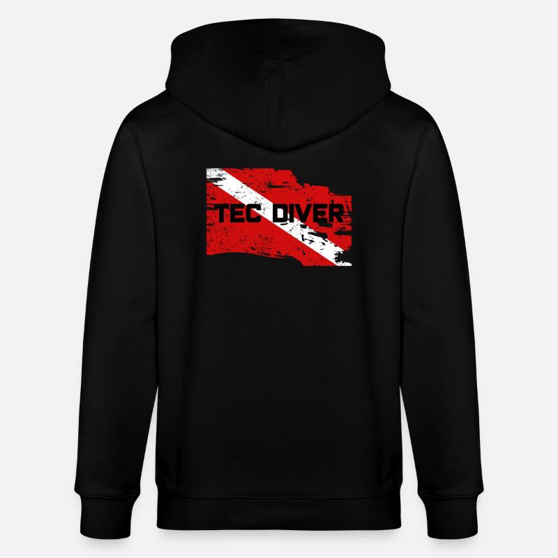 TEC DIVER - Veste à capuche bio CULTIVATOR Stanley/Stella Unisexe - noir