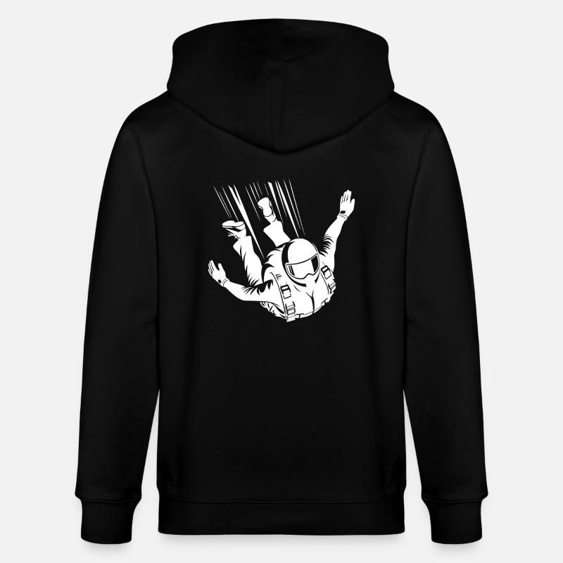 Parachutisme Saut en parachutisme cool - Veste à capuche bio CULTIVATOR Stanley/Stella Unisexe - noir