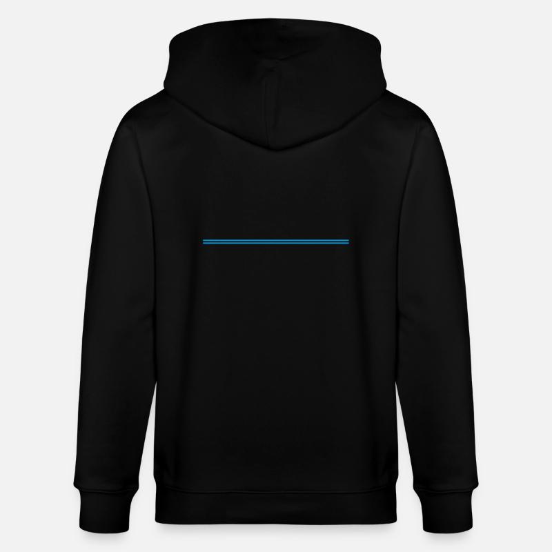 Double ligne - Veste à capuche bio CULTIVATOR Stanley/Stella Unisexe - noir