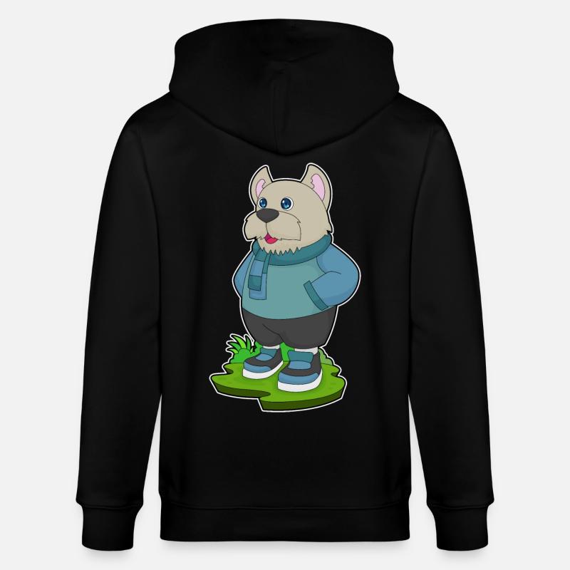 Echarpe d’hiver pour chien - Veste à capuche bio CULTIVATOR Stanley/Stella Unisexe - noir