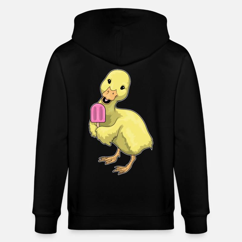Popsicles au canard - Veste à capuche bio CULTIVATOR Stanley/Stella Unisexe - noir