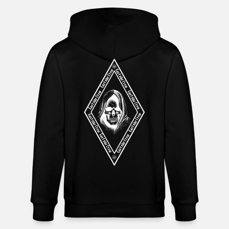 Raute Biker - Stanley/Stella Unisex Bio-Kapuzenjacke CULTIVATOR  - Schwarz