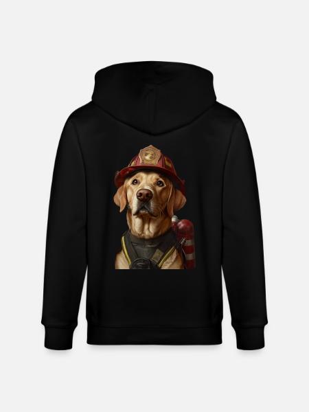 Labrador Retriever - Stanley/Stella Unisex Bio-Kapuzenjacke CULTIVATOR - Schwarz