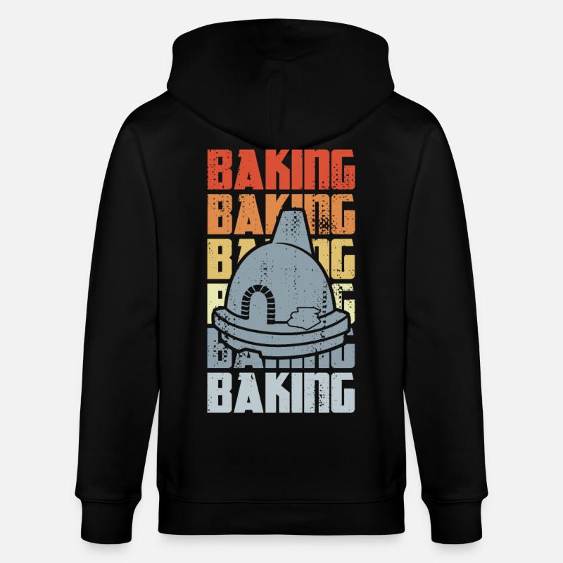 Cuisson rétro - Veste à capuche bio CULTIVATOR Stanley/Stella Unisexe - noir