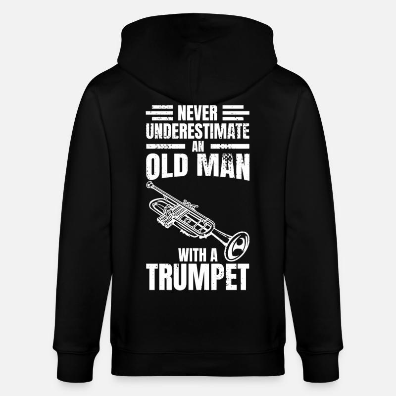 Trompettes Papi - Veste à capuche bio CULTIVATOR Stanley/Stella Unisexe - noir