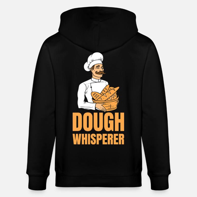 Bäcker Dough Whisperer - Stanley/Stella Unisex Bio-Kapuzenjacke CULTIVATOR  - Schwarz