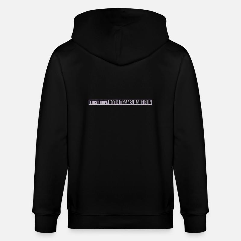 Les deux équipes s’amusent - Veste à capuche bio CULTIVATOR Stanley/Stella Unisexe - noir