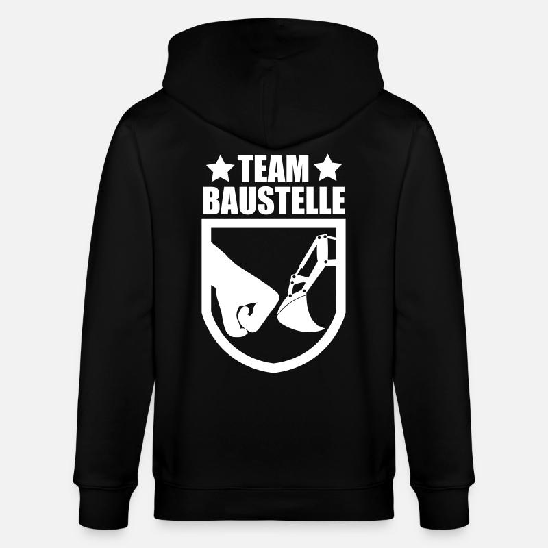 Bagger - Stanley/Stella Unisex Bio-Kapuzenjacke CULTIVATOR - Schwarz