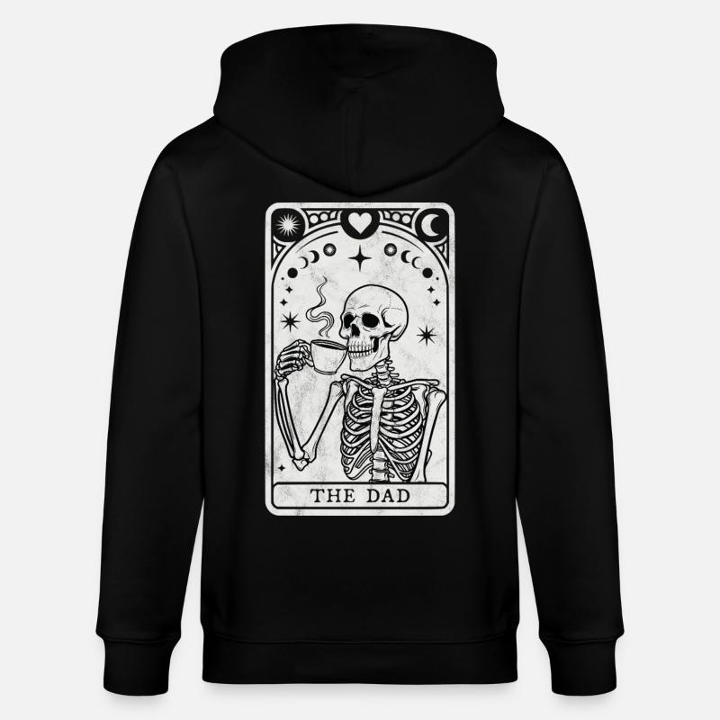 Tarot Der Vater - Stanley/Stella Unisex Bio-Kapuzenjacke CULTIVATOR  - Schwarz
