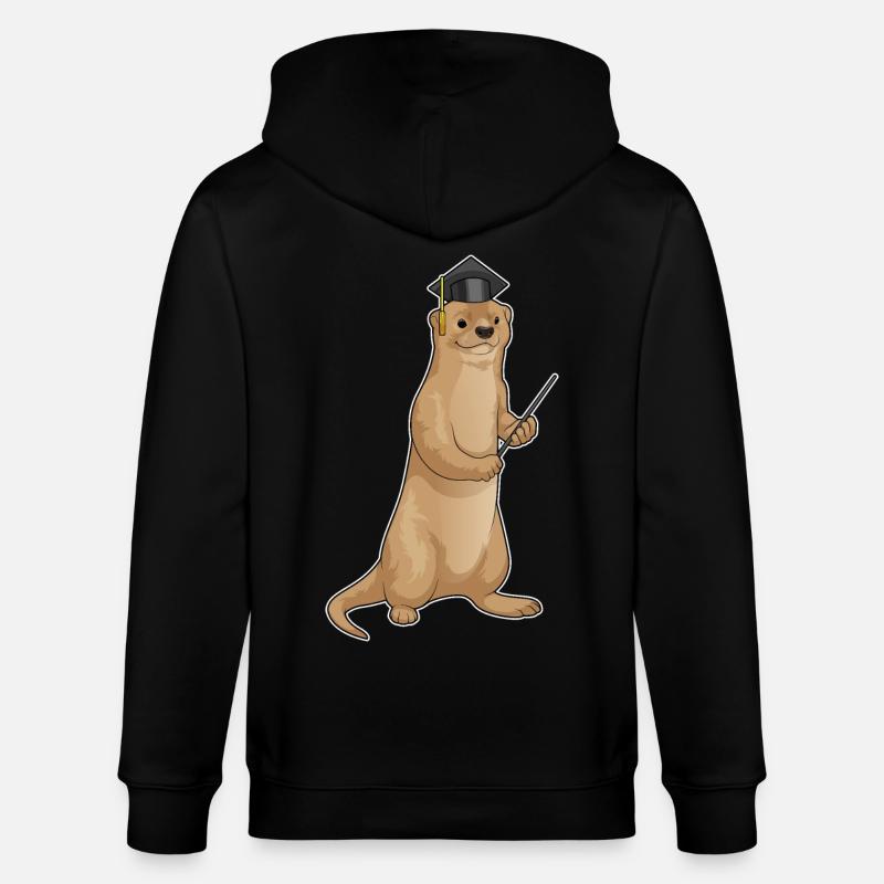Cylindre du professeur Otter - Veste à capuche bio CULTIVATOR Stanley/Stella Unisexe - noir