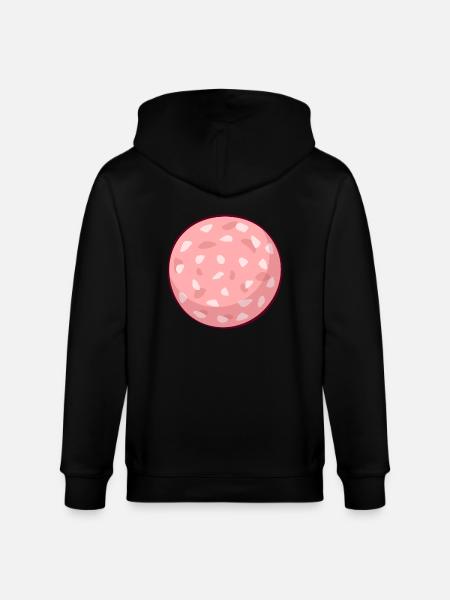 Fleischwurst Kostüm Fleischer Fleisch Wurst - Stanley/Stella Unisex Bio-Kapuzenjacke CULTIVATOR  - Schwarz