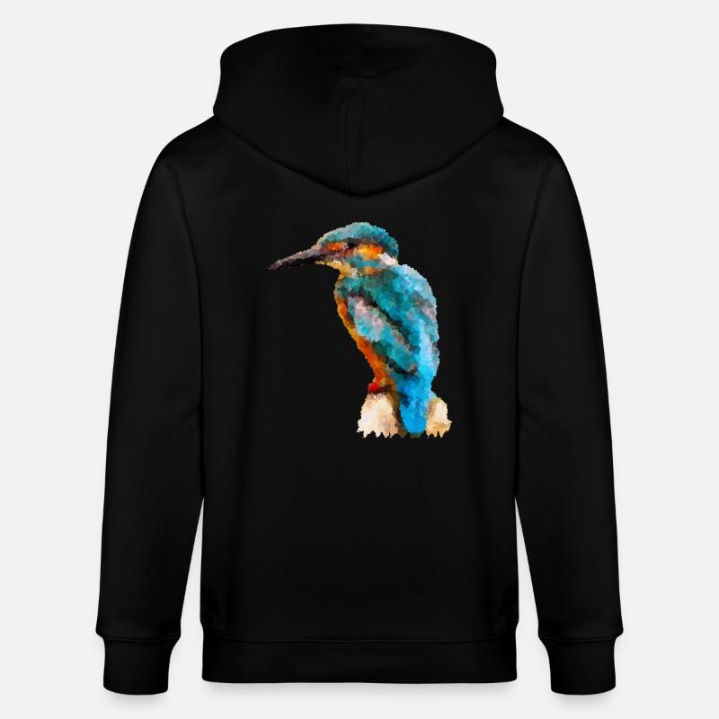 Oiseau de glace - Veste à capuche bio CULTIVATOR Stanley/Stella Unisexe - noir