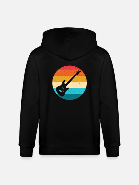 Guitare - Veste à capuche bio CULTIVATOR Stanley/Stella Unisexe - noir