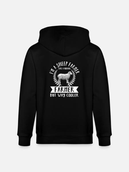 Ovins - Veste à capuche bio CULTIVATOR Stanley/Stella Unisexe - noir