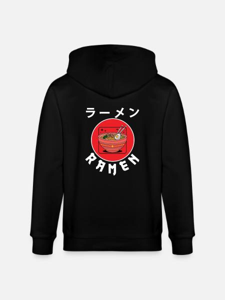 ramen - Stanley/Stella CULTIVATOR  Unisex Organic Hooded Jacket - black