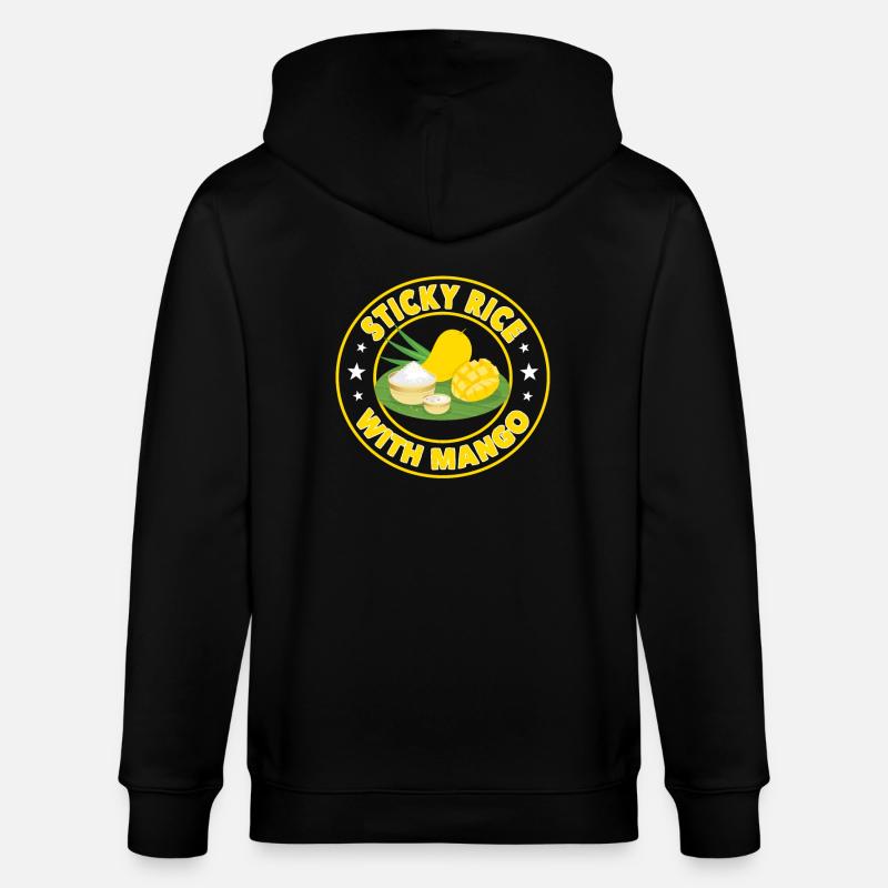 Klebreis Avec mangue - Veste à capuche bio CULTIVATOR Stanley/Stella Unisexe - noir