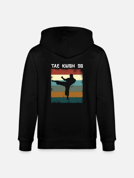 Tae Kwon Do - Stanley/Stella CULTIVATOR Unisex Organic Hooded Jacket - black