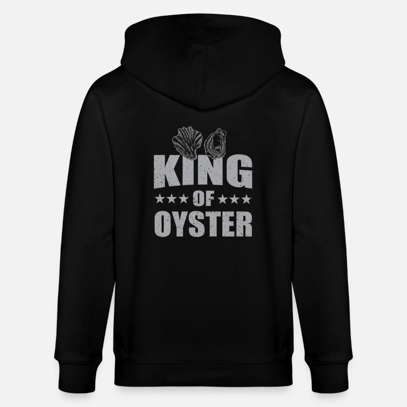 Roi de l’huître - Veste à capuche bio CULTIVATOR Stanley/Stella Unisexe - noir