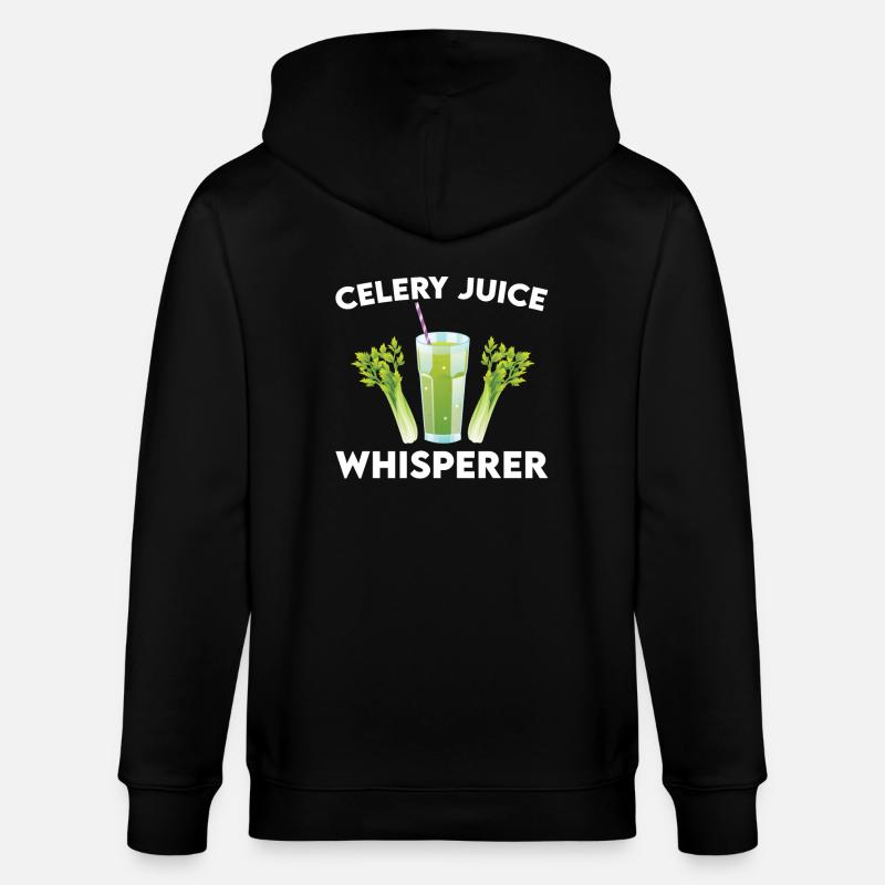 Chuchoteur de jus de céleri - Veste à capuche bio CULTIVATOR Stanley/Stella Unisexe - noir